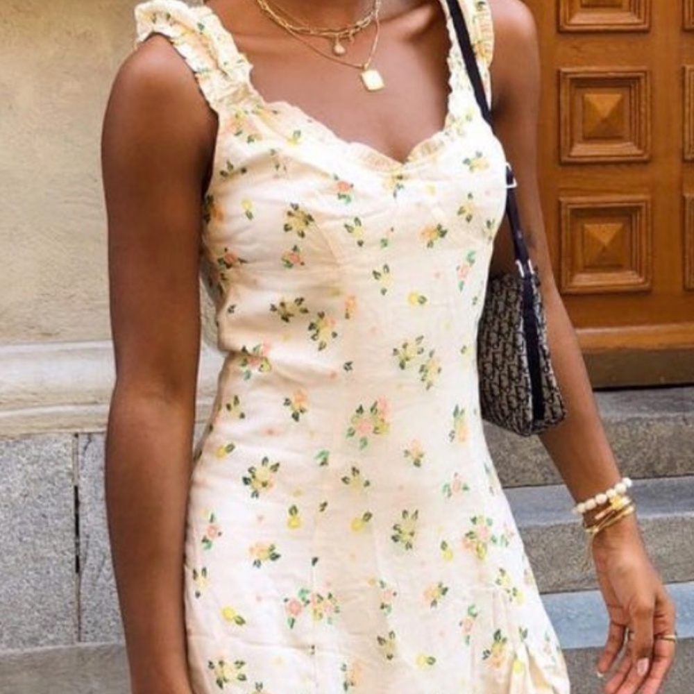Free People Like a Lady Printed Mini Dress